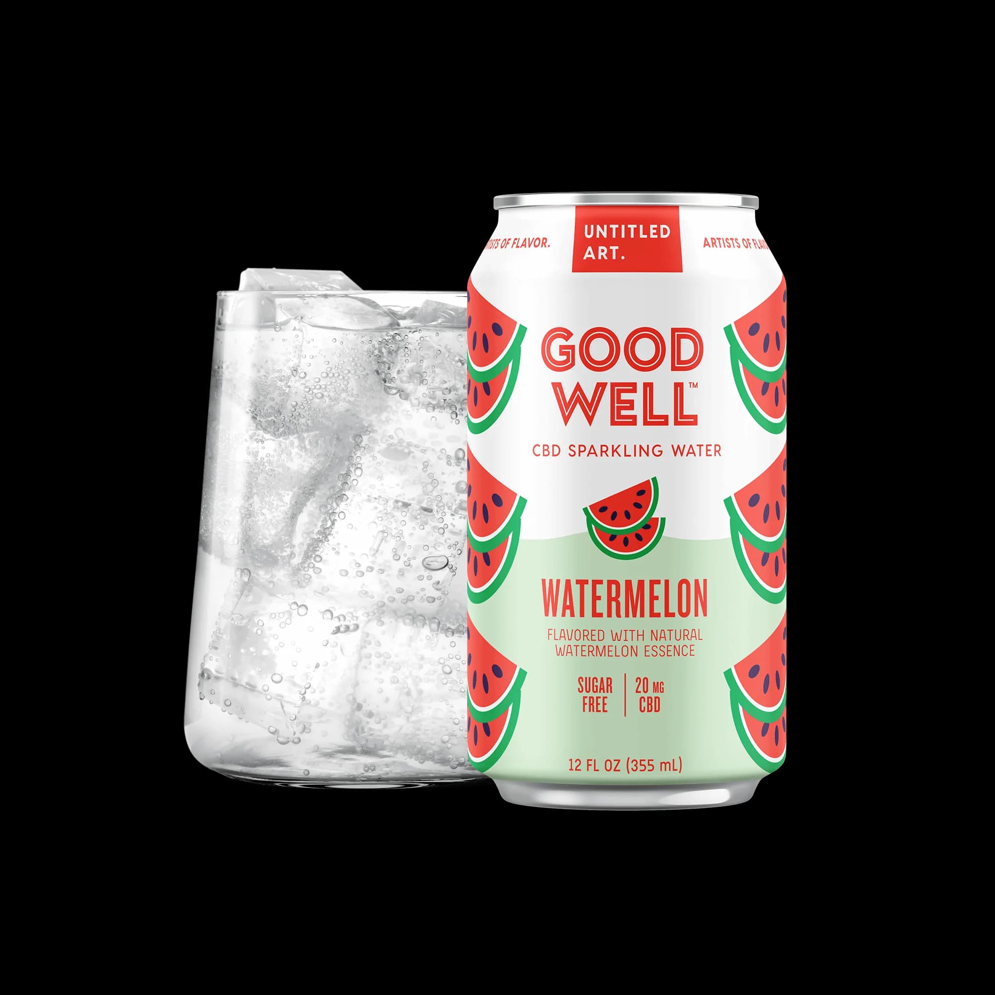 Goodwell CBD Sparkling Water – Watermelon