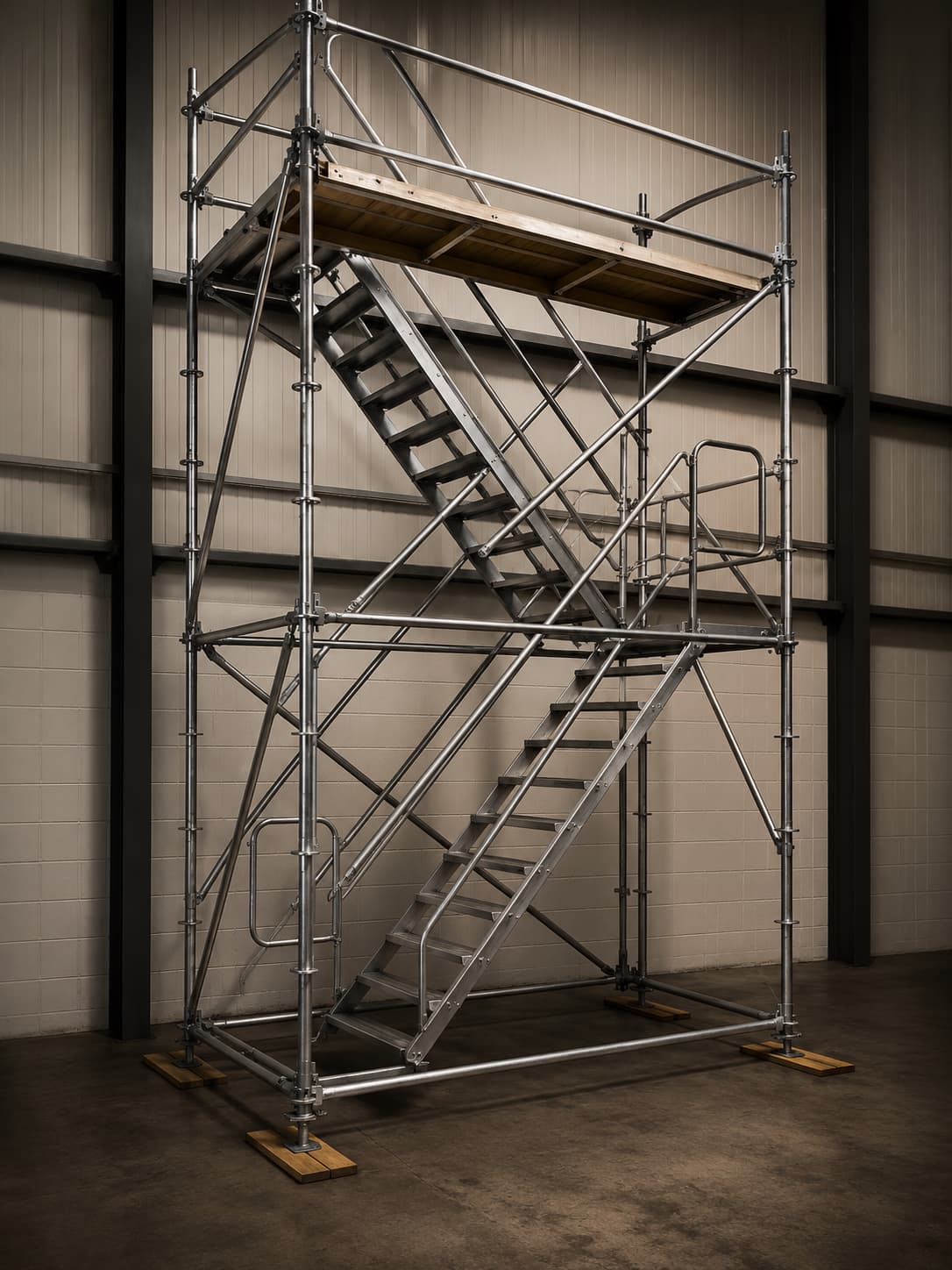 10′ x 6’7″ Aluminum Stair Unit