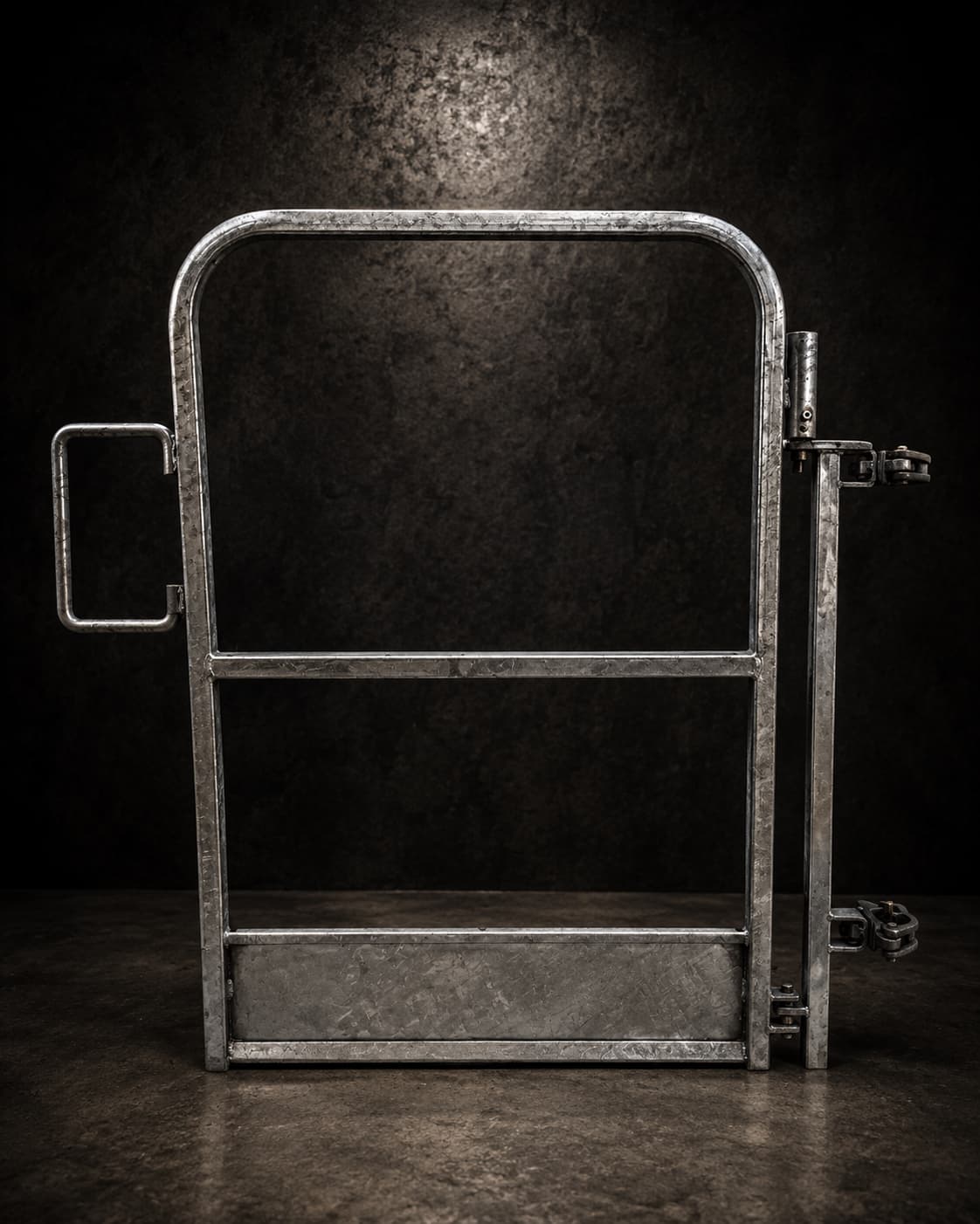 Guard Rail Swing Gate w/Toe Board & 2 Clamps