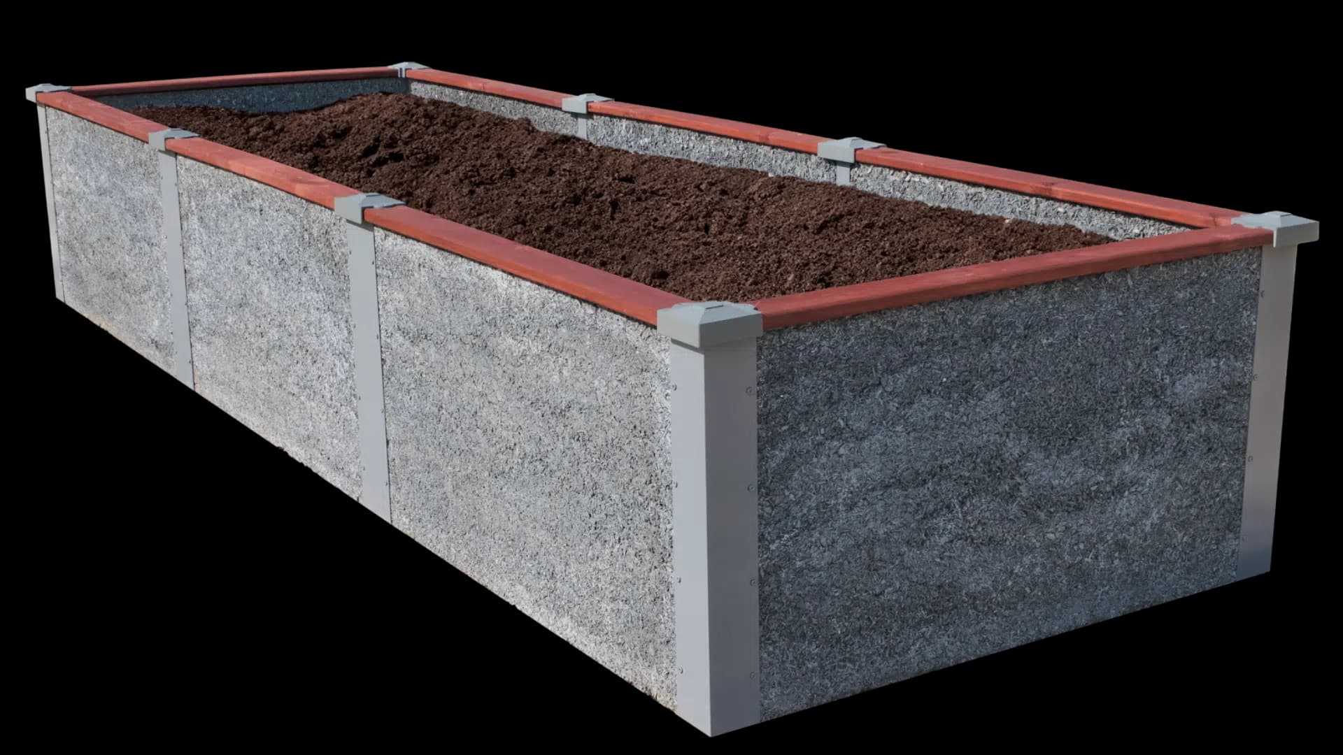 4’x12’x2’  Long Rectangle Raised Garden Bed Kit