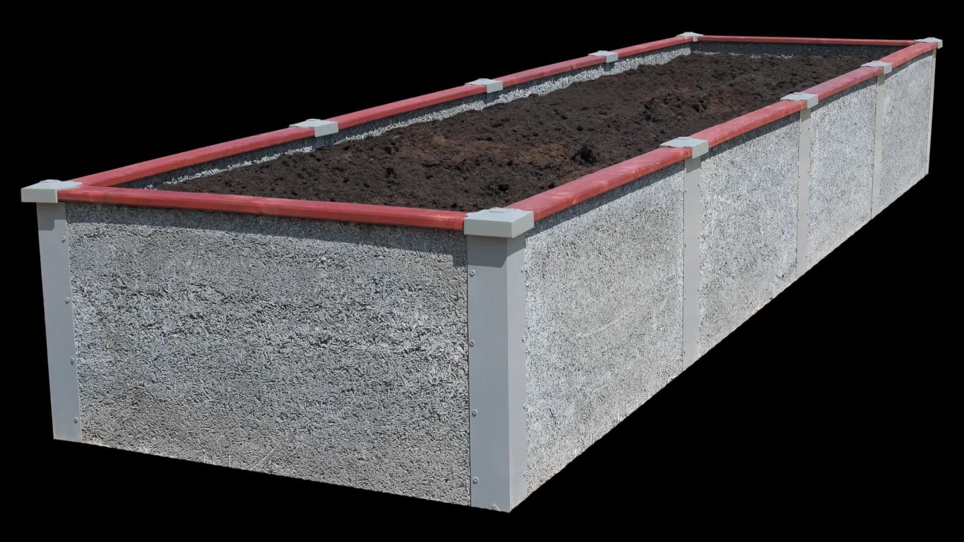 4’x16’x2’  Long Rectangle Raised Garden Bed Kit