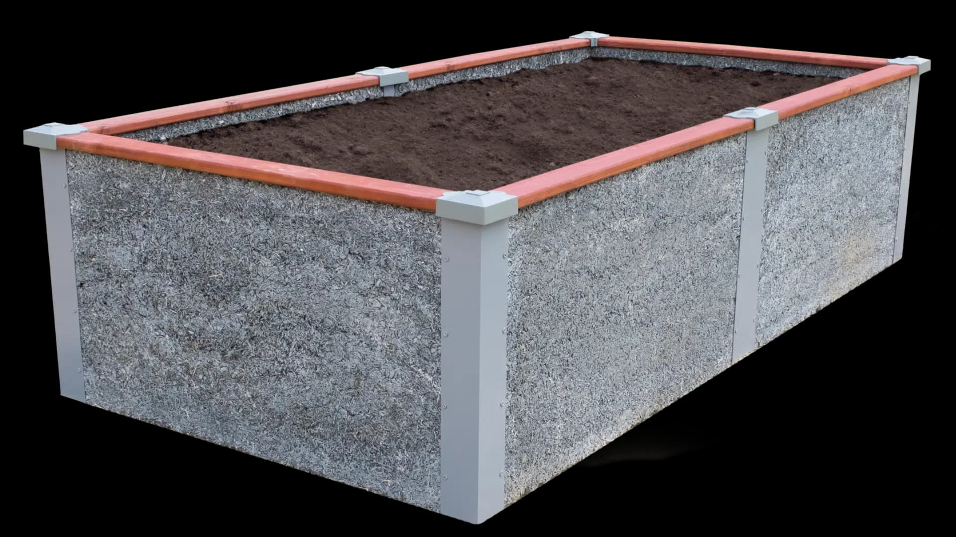 4’x8’x2′ Tall Rectangle Raised Bed Garden Kit