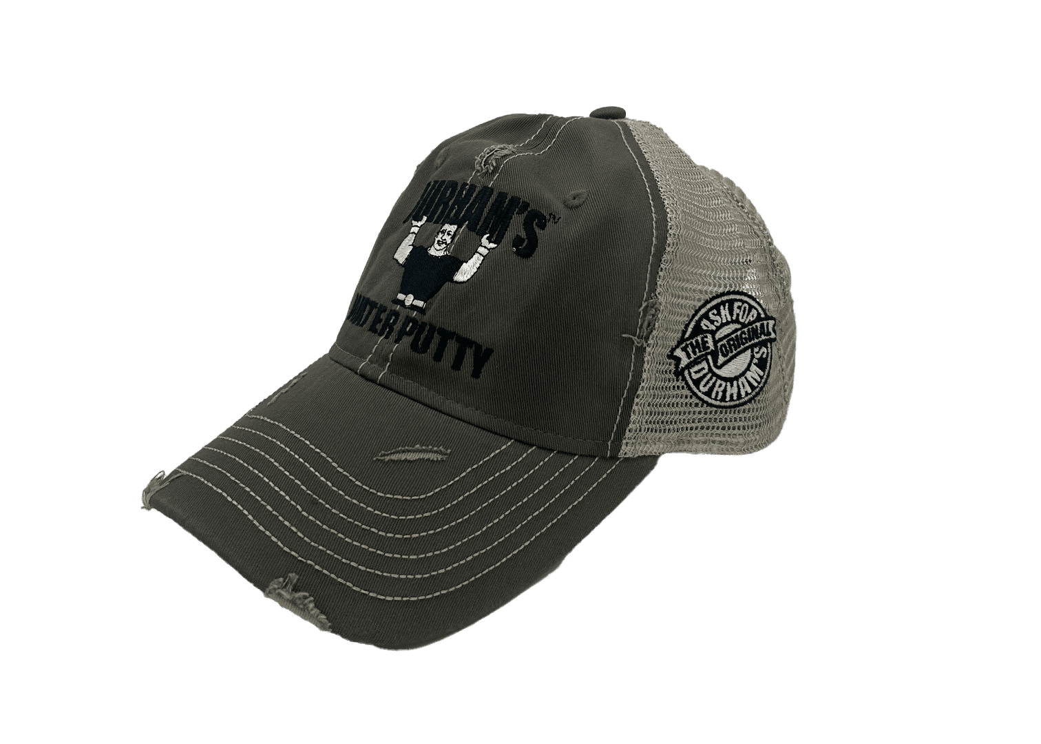 Durham’s Water Putty – Olive Canvas Distressed Mesh Hat