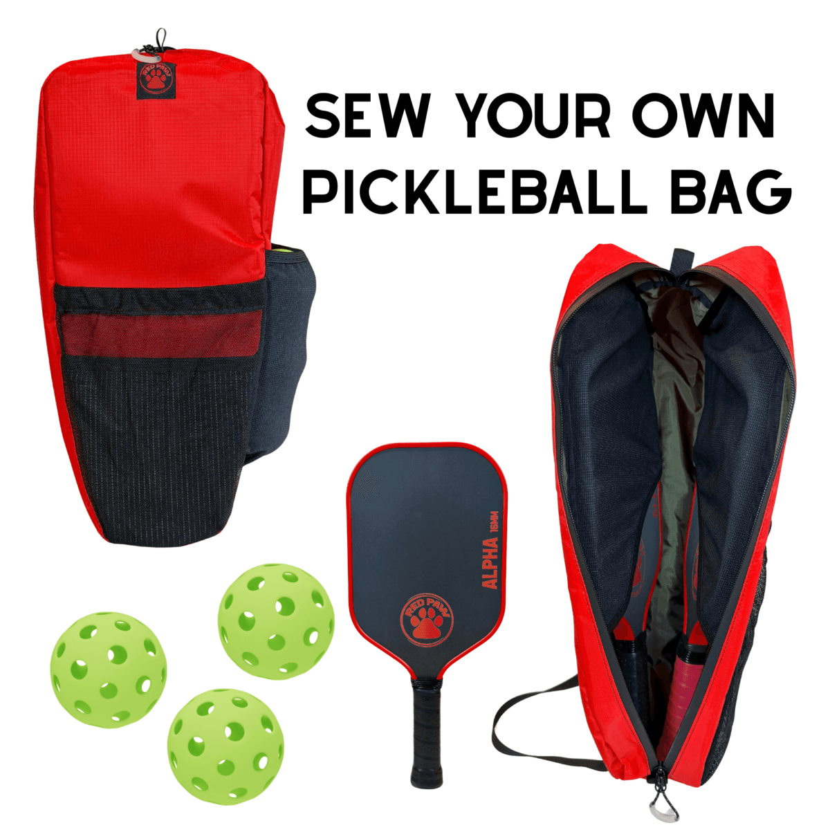 DIY Pickleball Paddle Bag Pattern