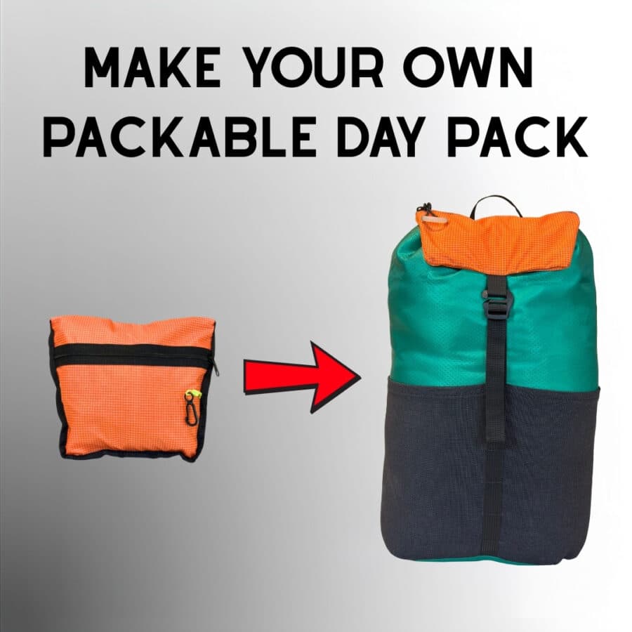 DIY Packable Day Pack Pattern
