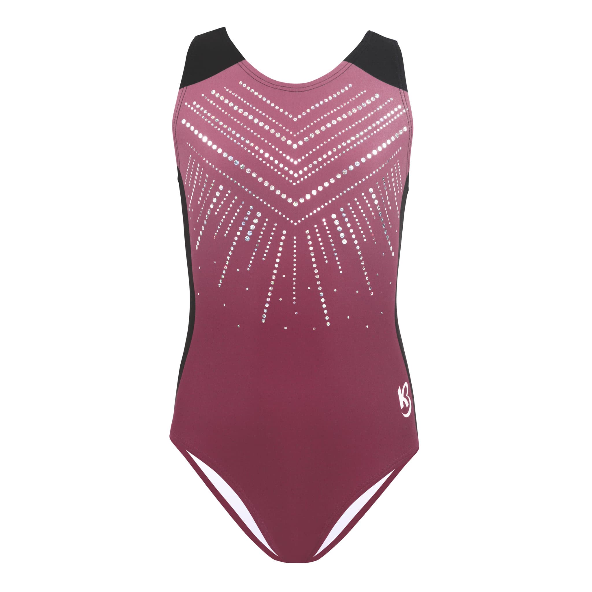 Aurora Magenta Cross Back Leotard