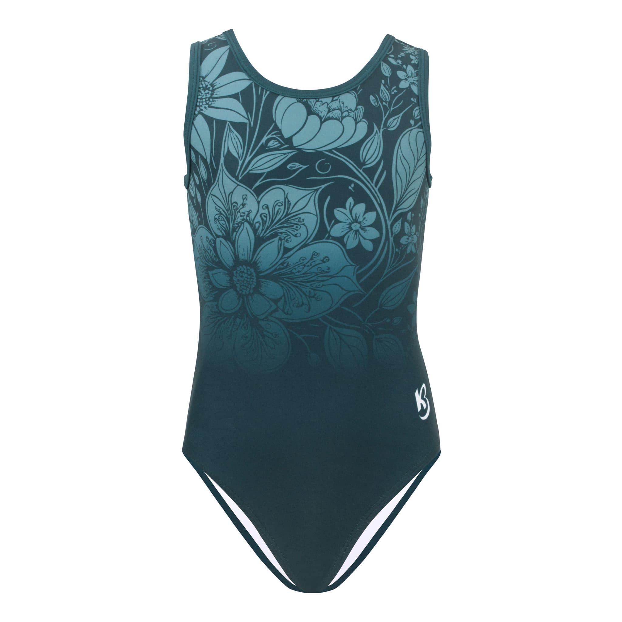 Bellflower Dark Teal Jewel Leotard