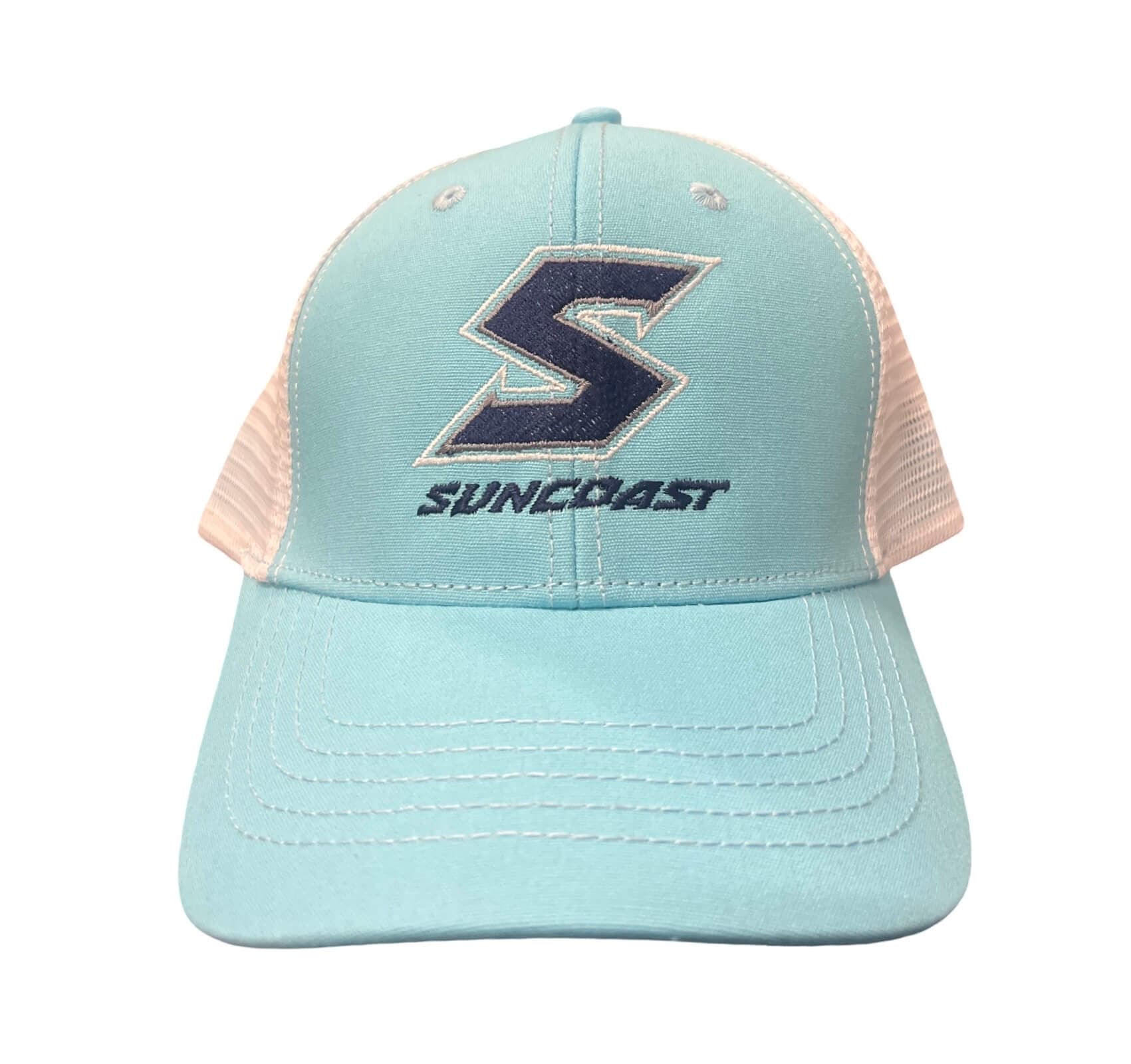 Suncoast Women’s Modern Trucker Cap Teal/Navy