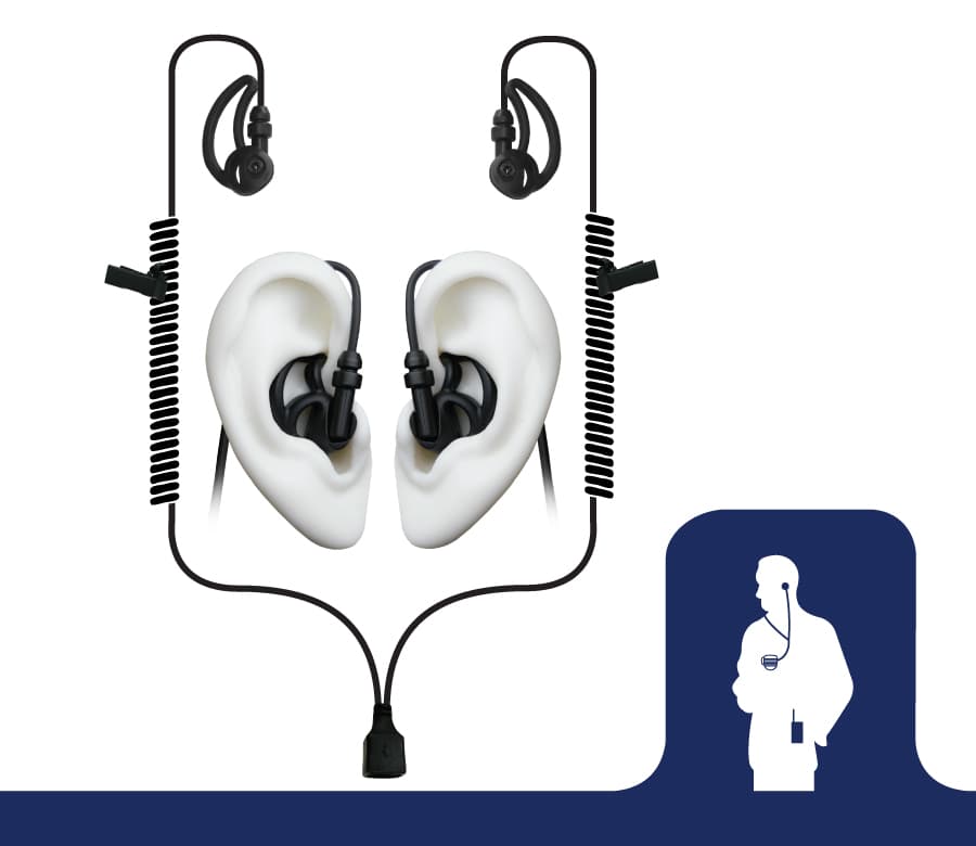 Micro Deuce Dual-Sided Tubeless Earpiece