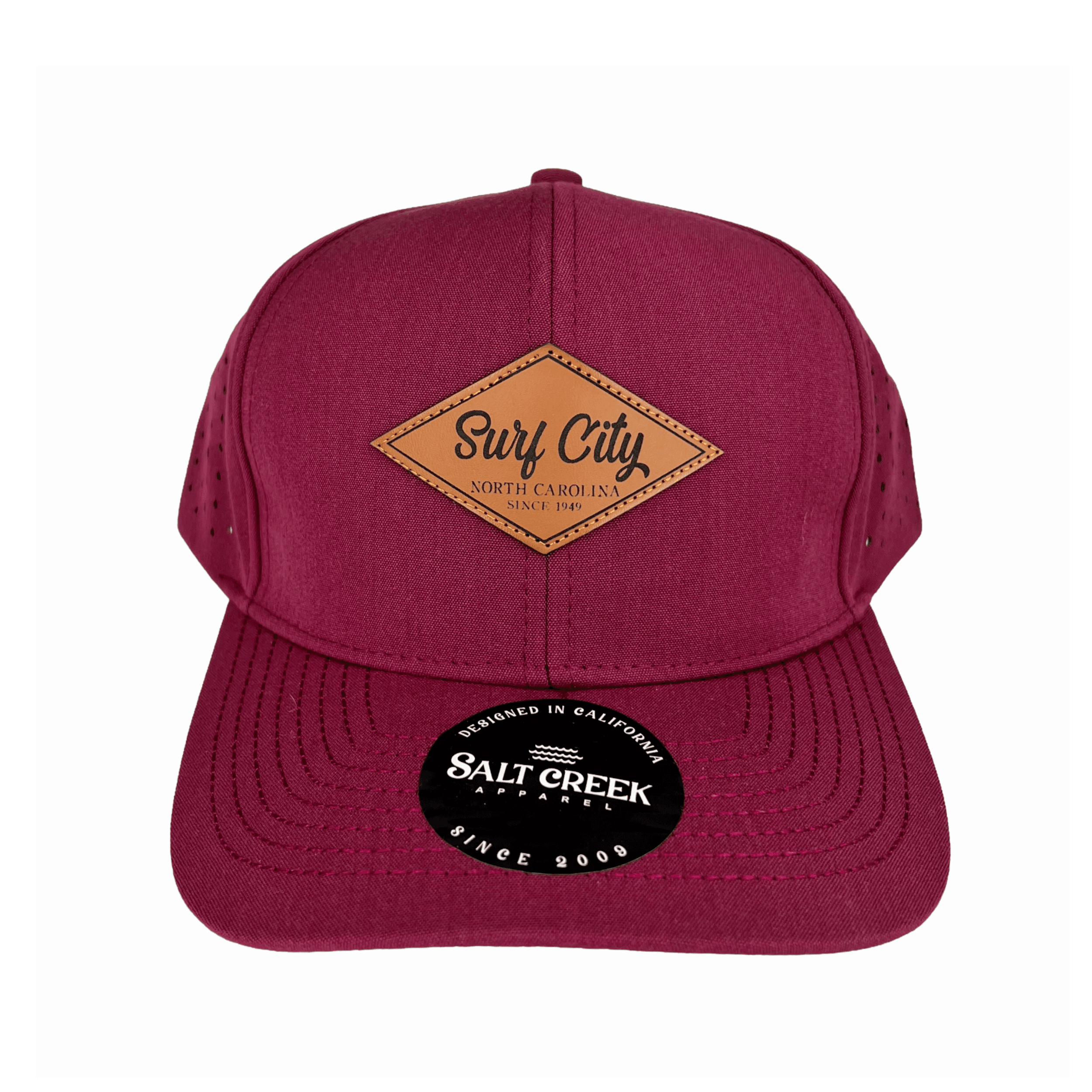 Surf City Leather Patch Hat – Salt Creek Apparel