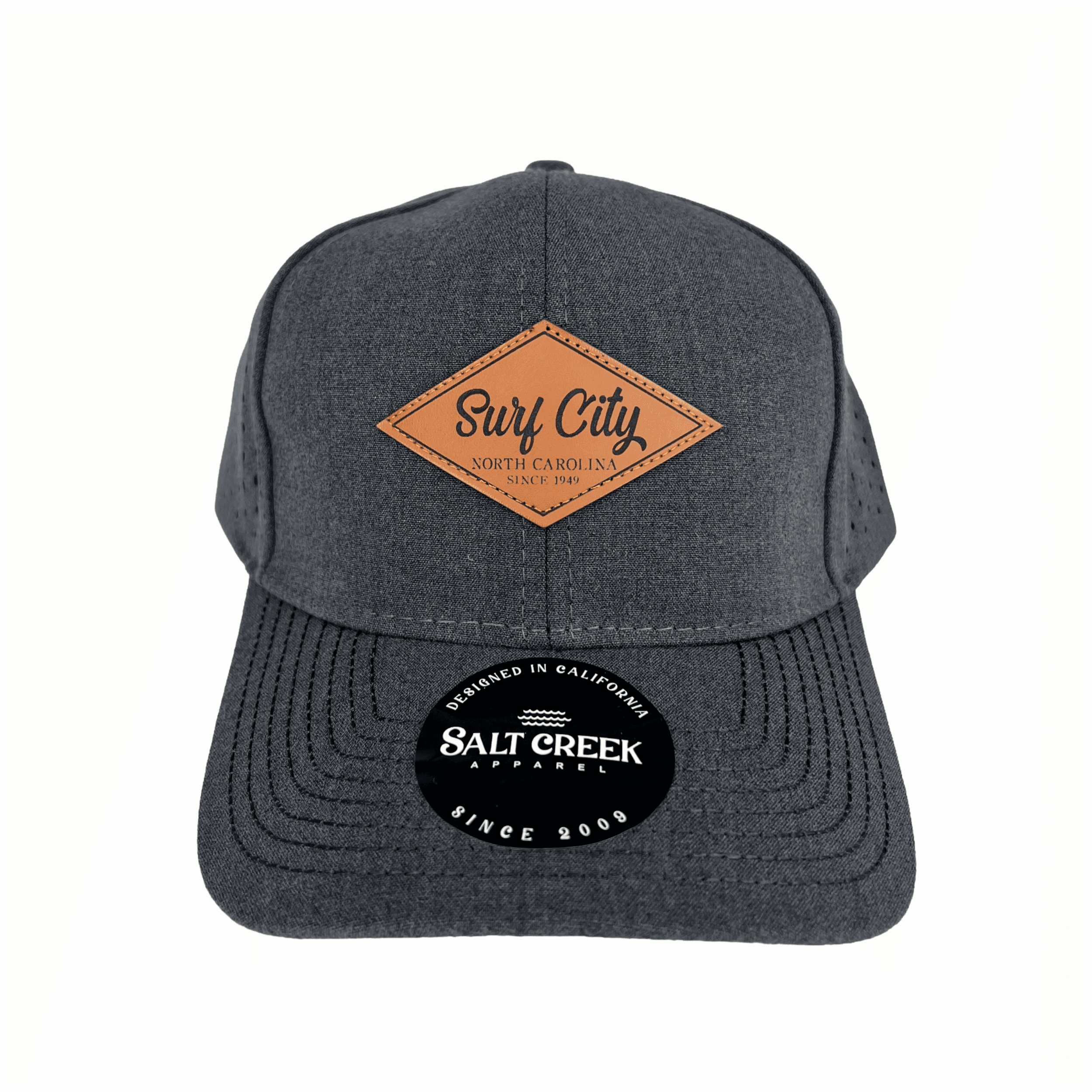 Surf City Leather Patch Hat – Salt Creek Apparel