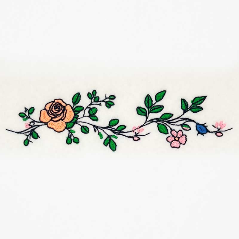 Embroidery Design: EL Floral Set 4 A