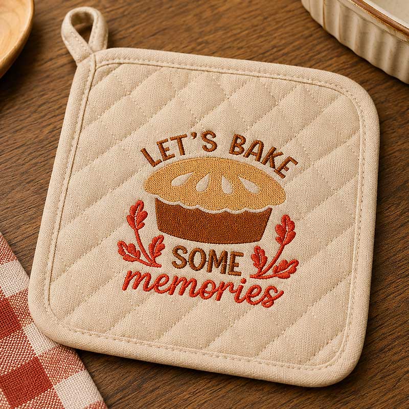 Embroidery Design: Let’s Bake Some Memories - thumbnail 2