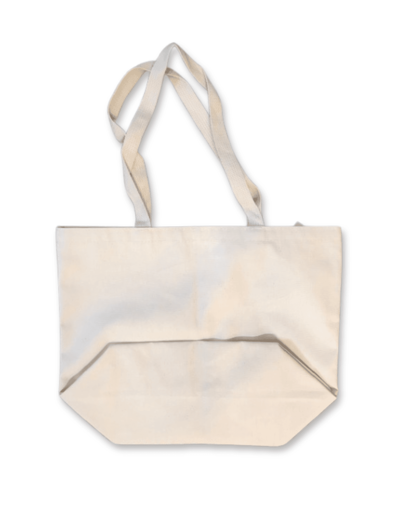 Blank Grocery Tote – Plain, Blank, 10oz Natural Cotton - thumbnail 2