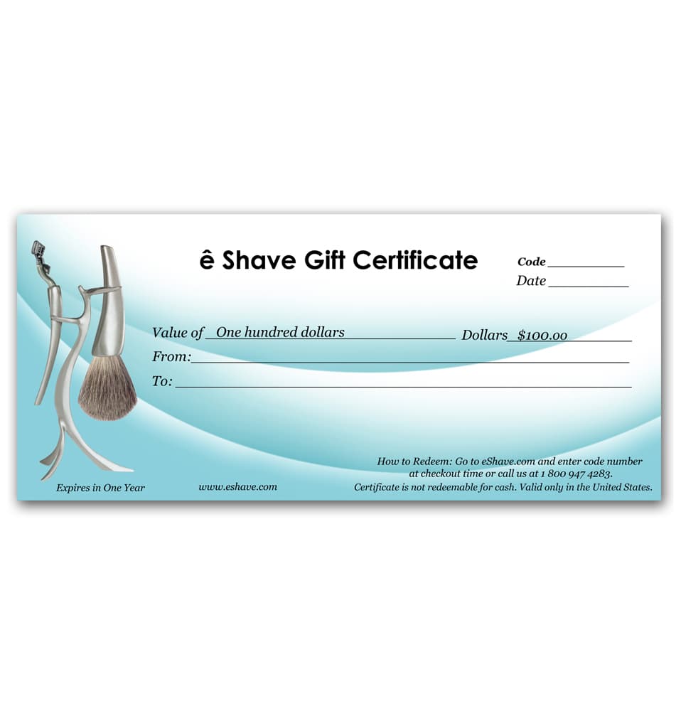 Gift Certificate $50 to $200