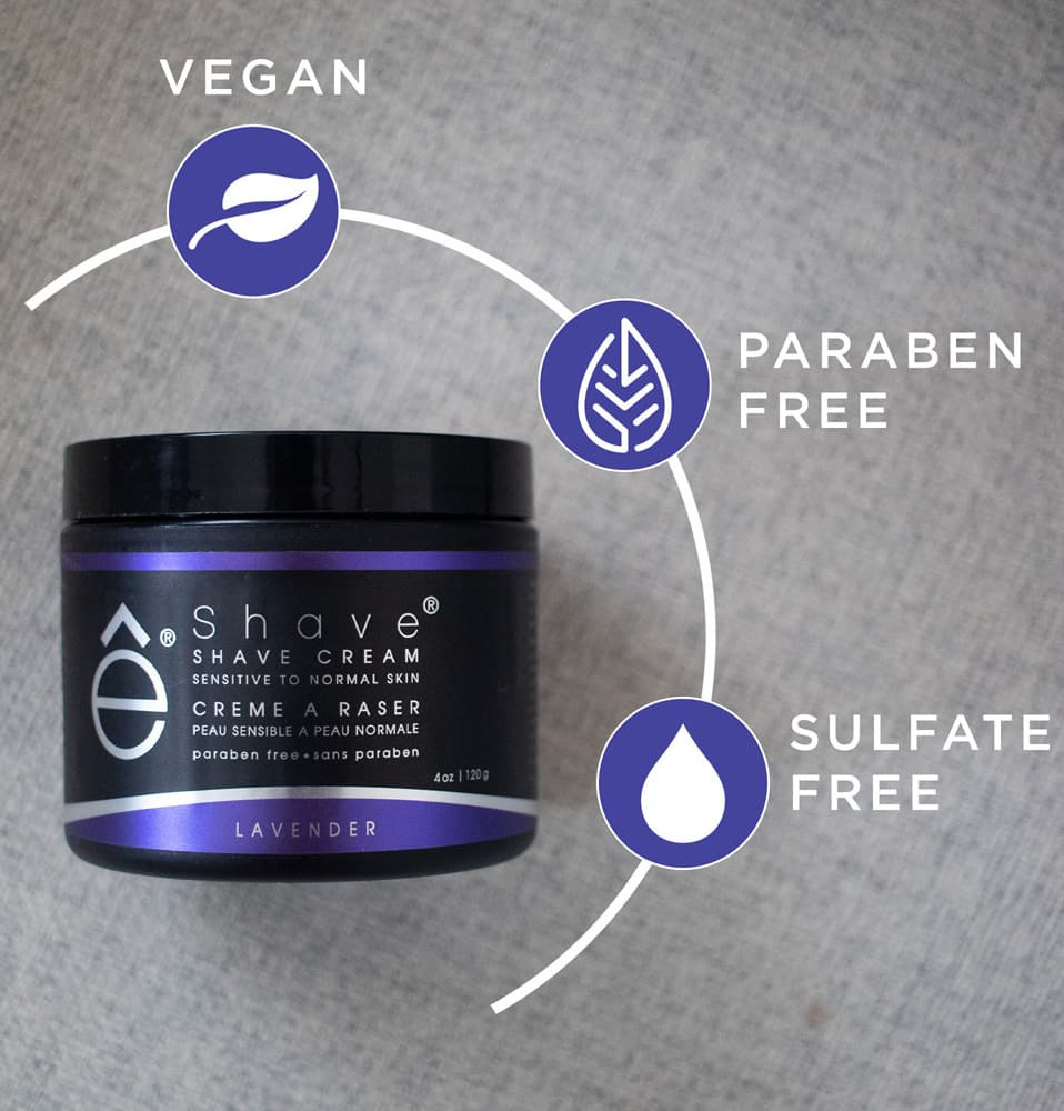 Shaving Cream Lavender 4 oz - thumbnail 3