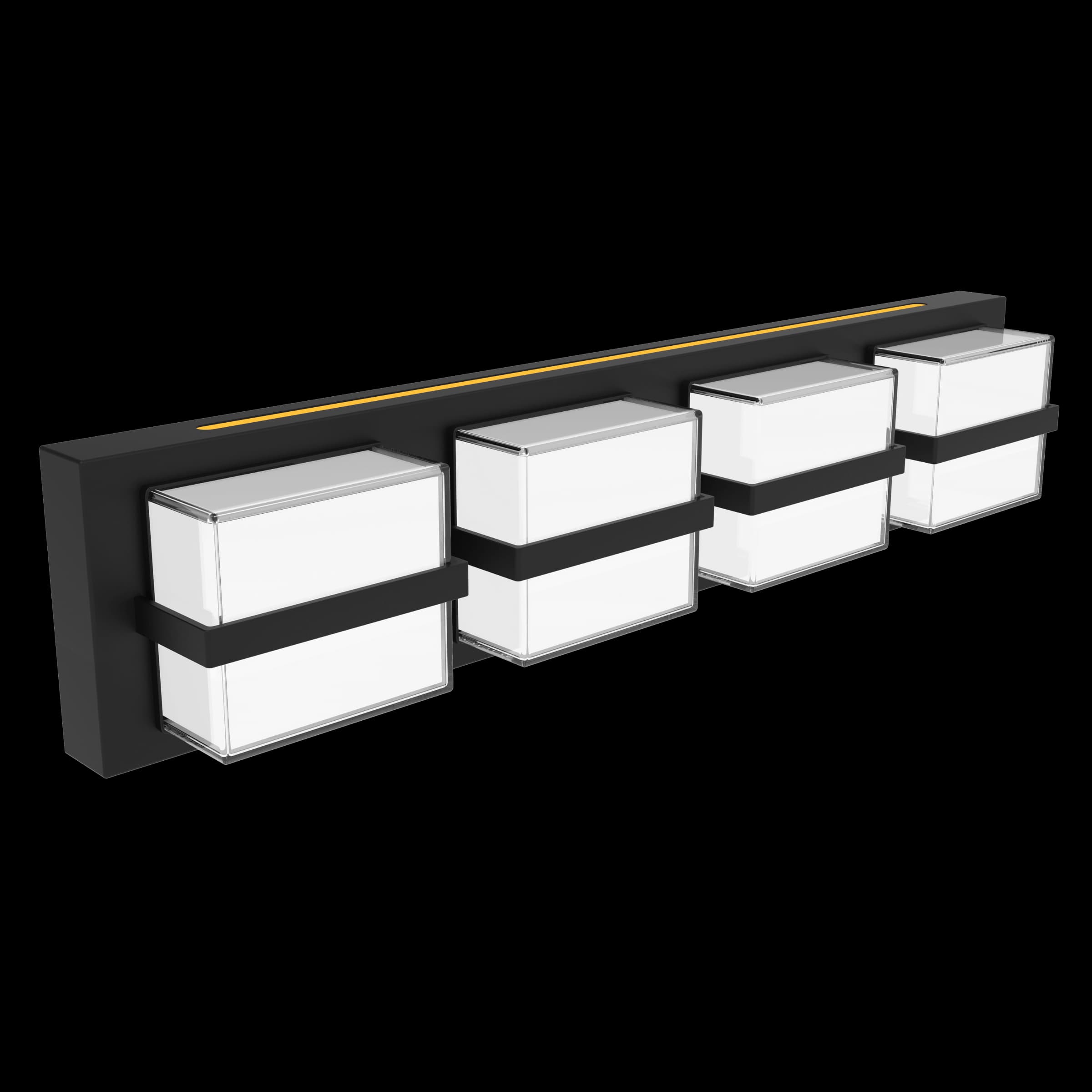 HRVL | 24” Hera Vanity Light with NightLightR™ Matte Black