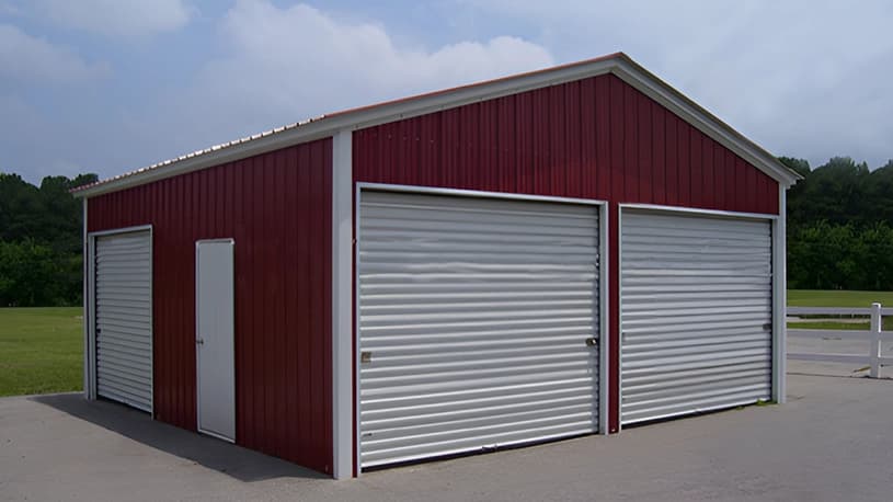 24×25 Steel Garage