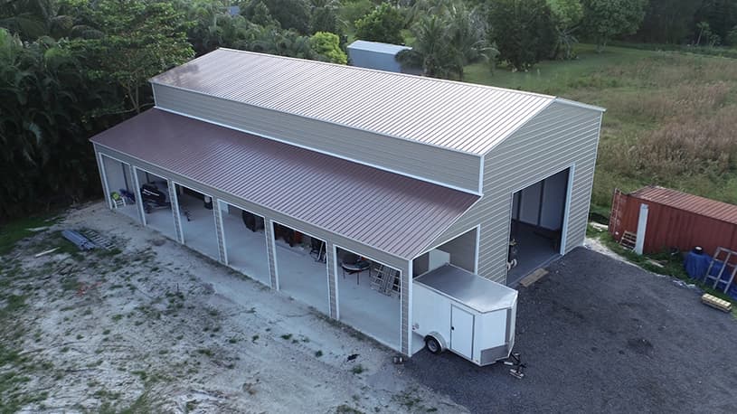 30×70 Delivered & Installed Florida Metal Barn
