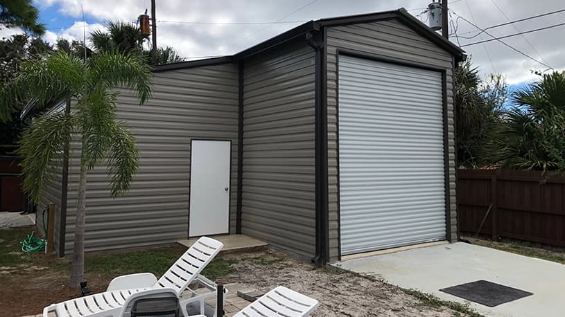 12×35 Delivered & Installed Backyard Garage Building