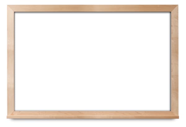 Wide Maple Frame – Magnetic Surface Whiteboards