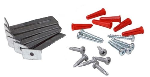 6-pack whiteboard mounting hardware (for boards 8′ or narrower)
