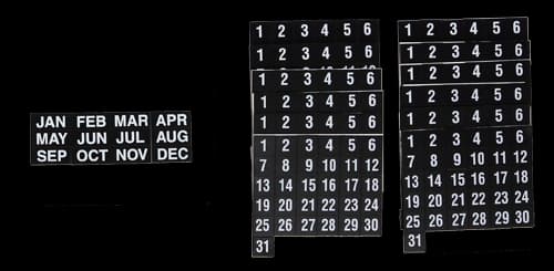 Magnet Set for 4×6 12-Month Whiteboard Calendar
