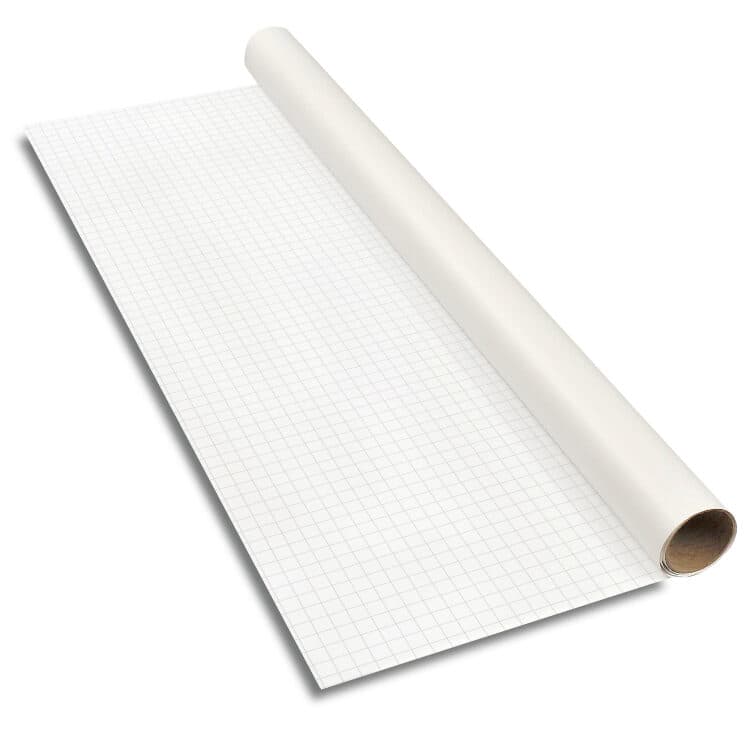 Dry Erase Resurfacing Material with Traceable Graph