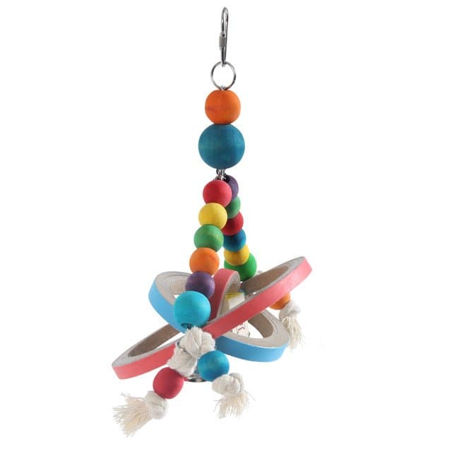 Spin and Swing Bagels Parrot Toy - thumbnail 2