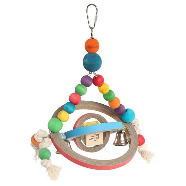 Spin and Swing Bagels Parrot Toy - thumbnail 3