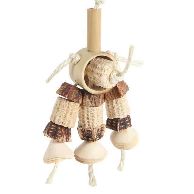 Natural Rings Parrot Toy – Small - thumbnail 3