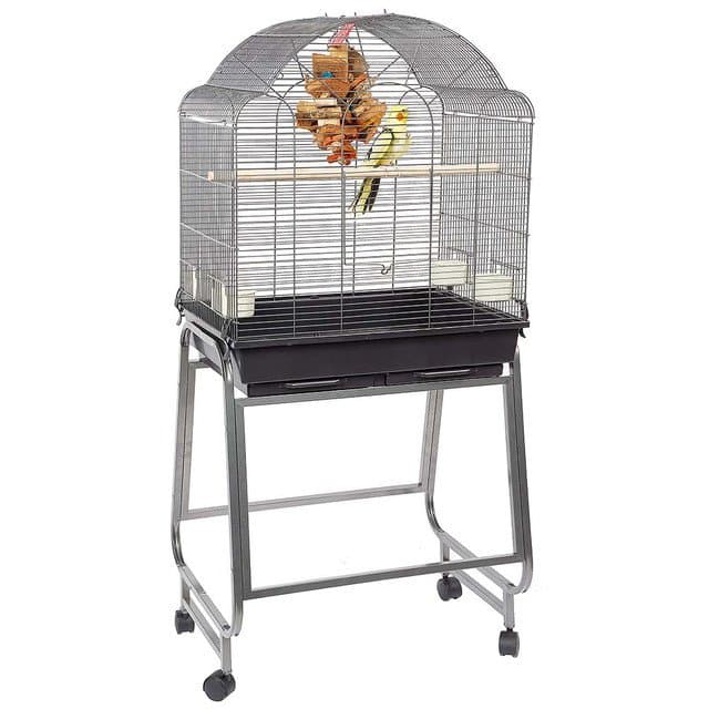 Brazil 2 Parrot Cage and Stand – Antique - thumbnail 2