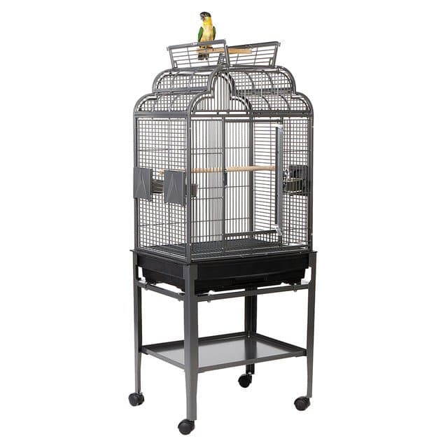 Peru Top Opening Parrot Cage with Stand – Antique - thumbnail 3