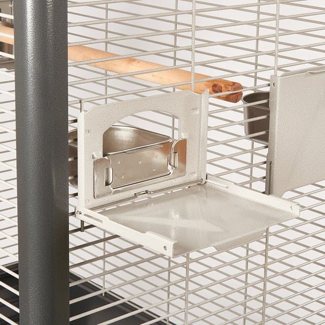 Peru Top Opening Parrot Cage with Stand – Antique - thumbnail 2
