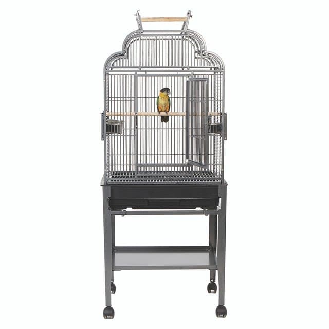 Peru Top Opening Parrot Cage with Stand – Antique