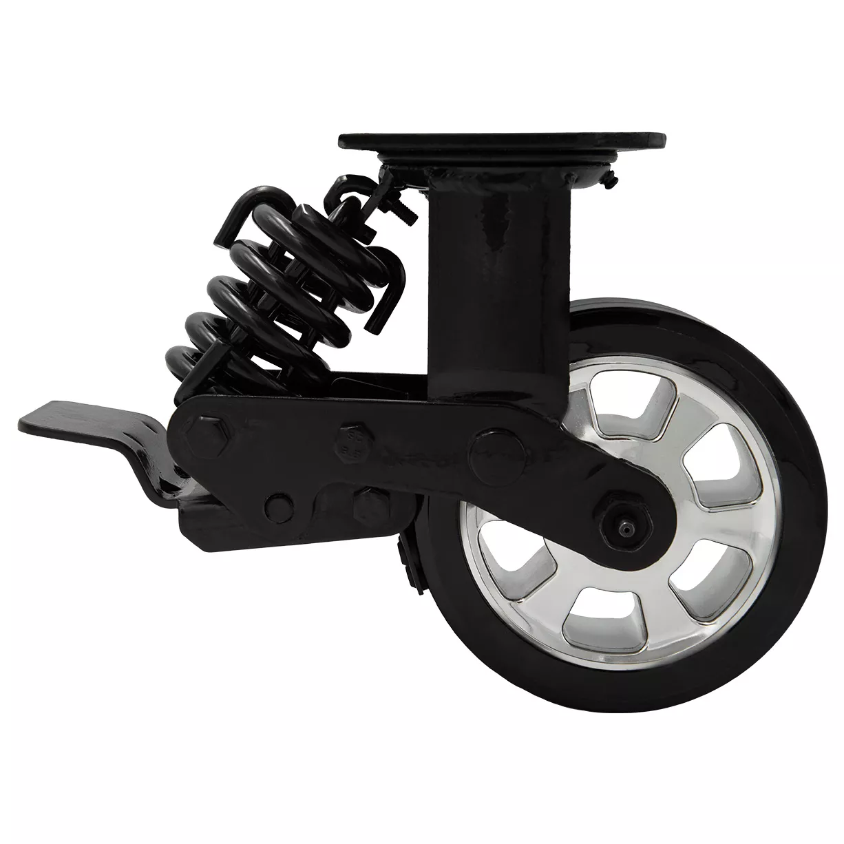 Set of 6 Upgraded Spring-loaded Casters, PROCASTER6 EX Professional Series by Extreme Tools®