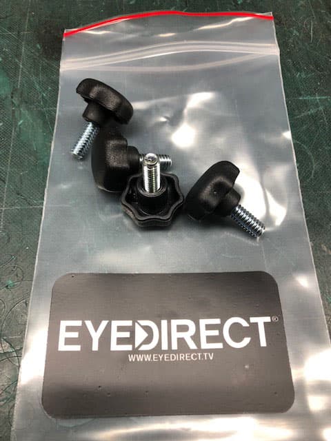 MKIISled 1/4×20 x 3/4″ knobs