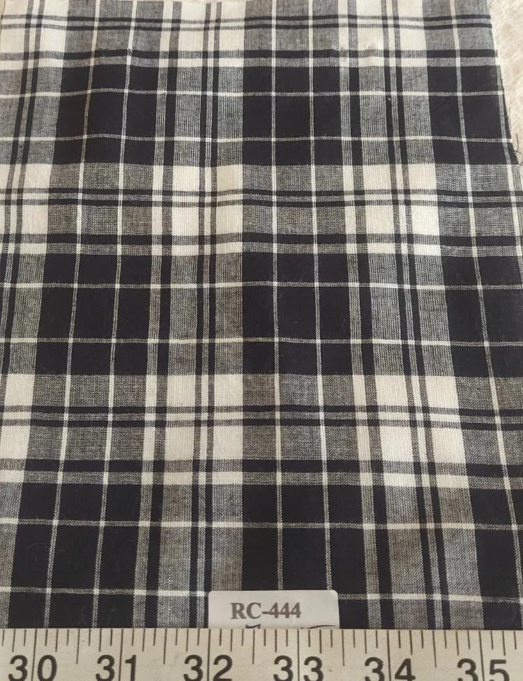 Madras Plaid Fabric For Shirts, Blouses, Coats, Pants, Dresses, Bags &amp; Costumes.