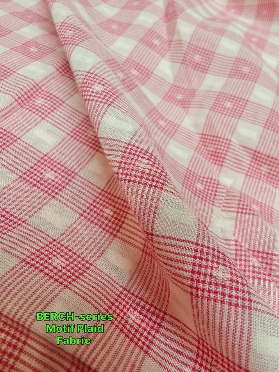 Madras Plaid Motifs Fabric For Sewing Shirts, Bowties, Dresses, Kids Clothing, Bags &amp; Costumes. - thumbnail 2