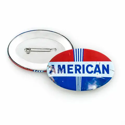 Custom Oval Button Pin - thumbnail 3