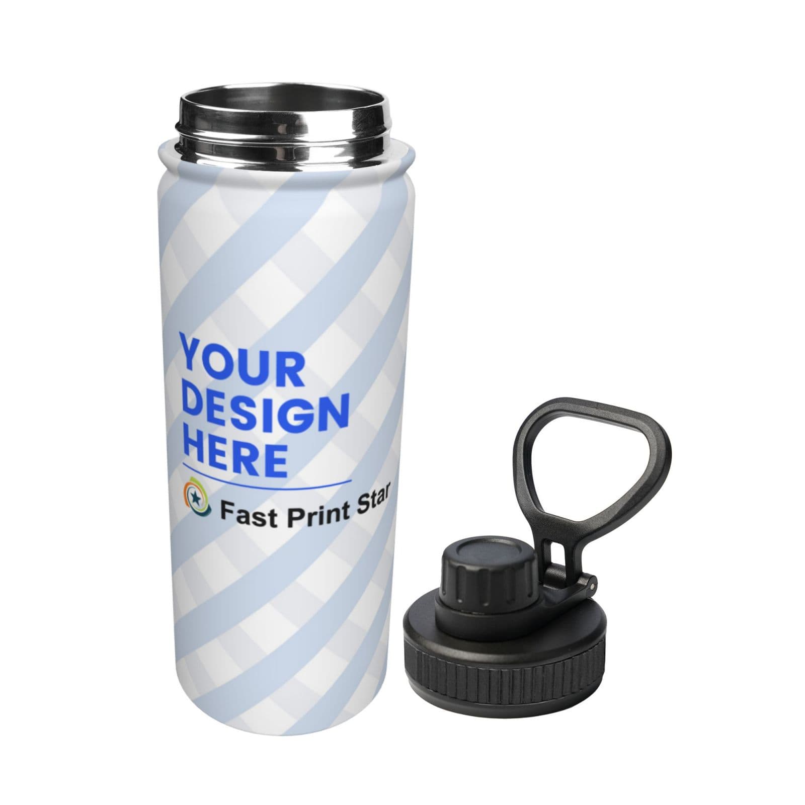 Custom Stainless Steel Water Bottle - thumbnail 2