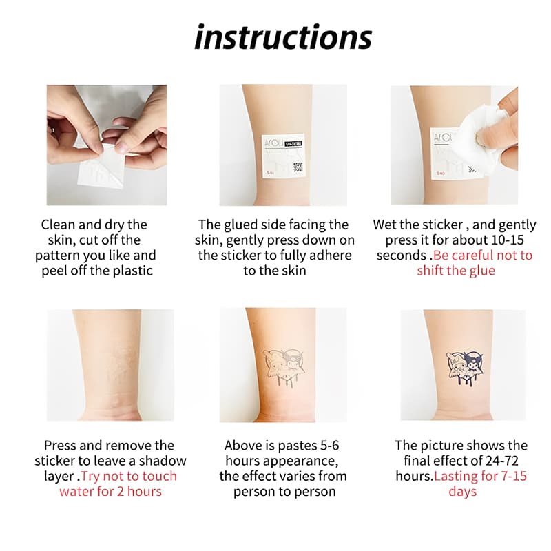Custom Made Temporary Tattoos - thumbnail 6