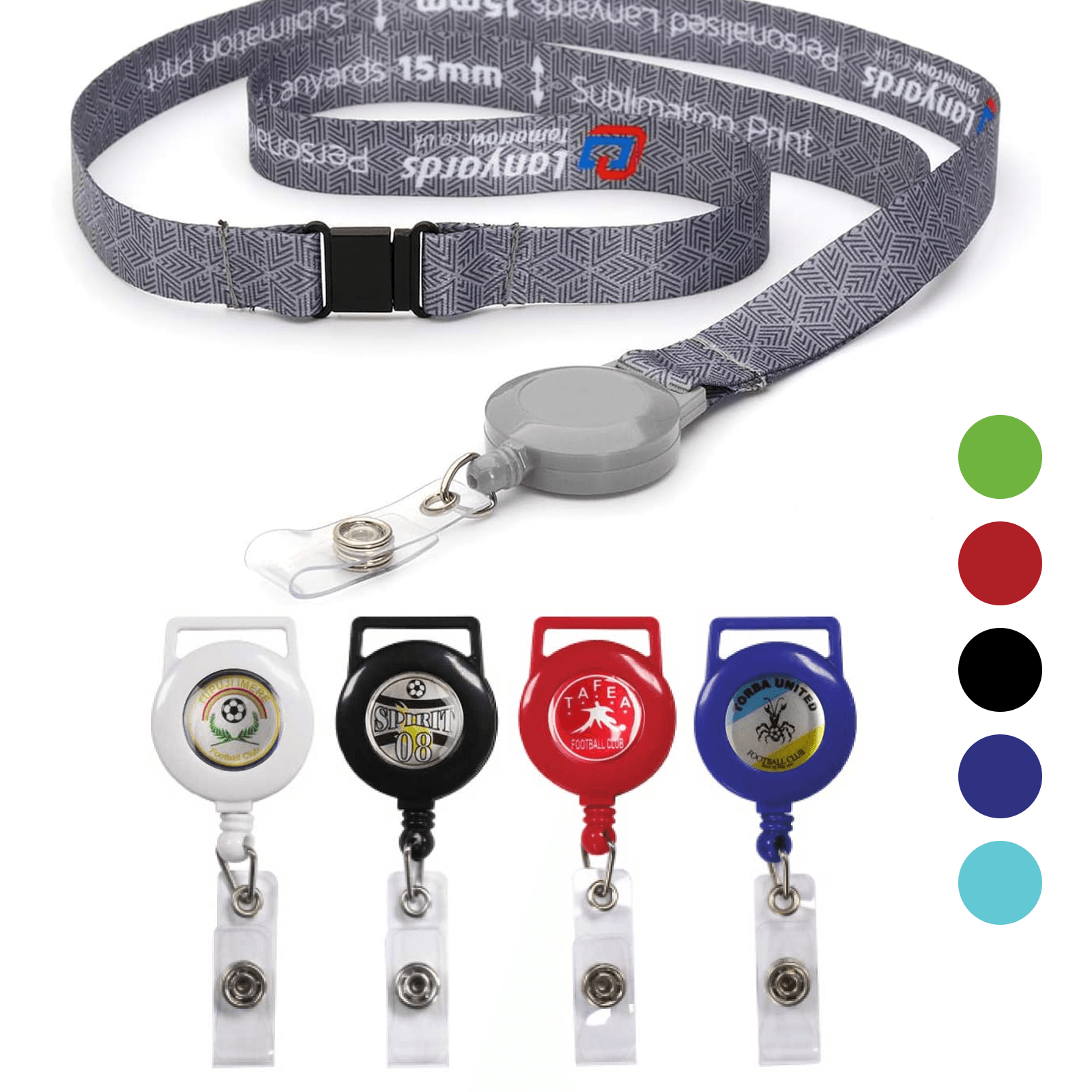 Custom Lanyard Badge Reel - thumbnail 3
