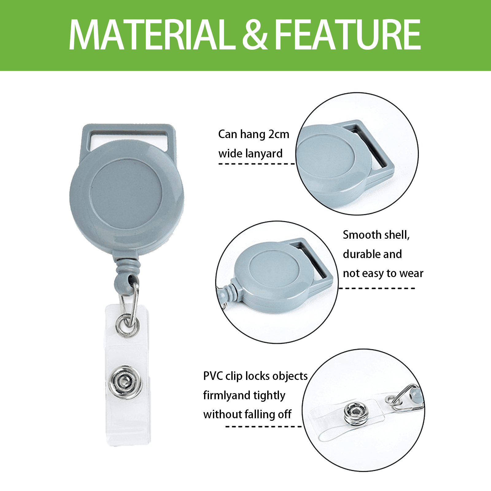 Custom Lanyard Badge Reel - thumbnail 5