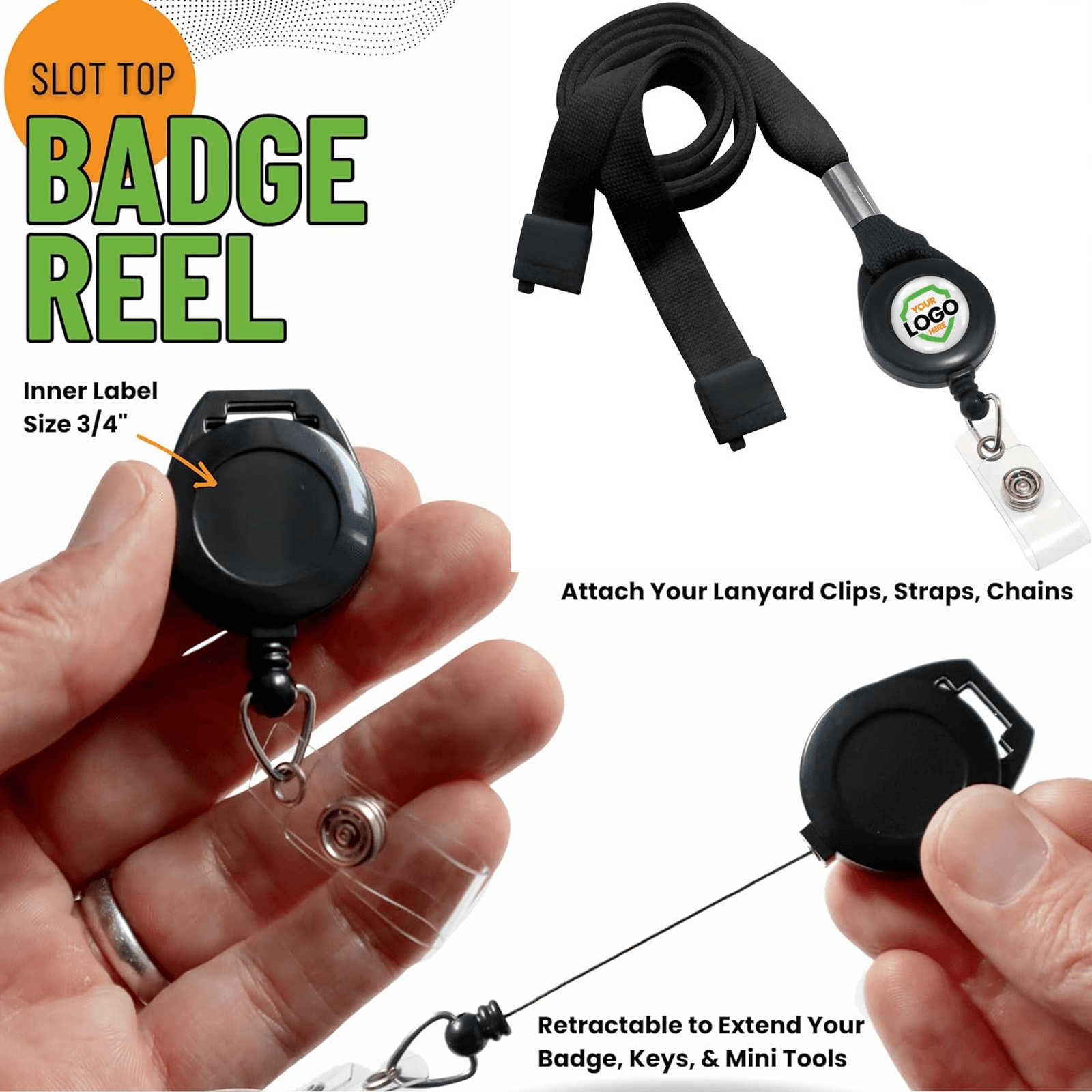 Custom Lanyard Badge Reel - thumbnail 6