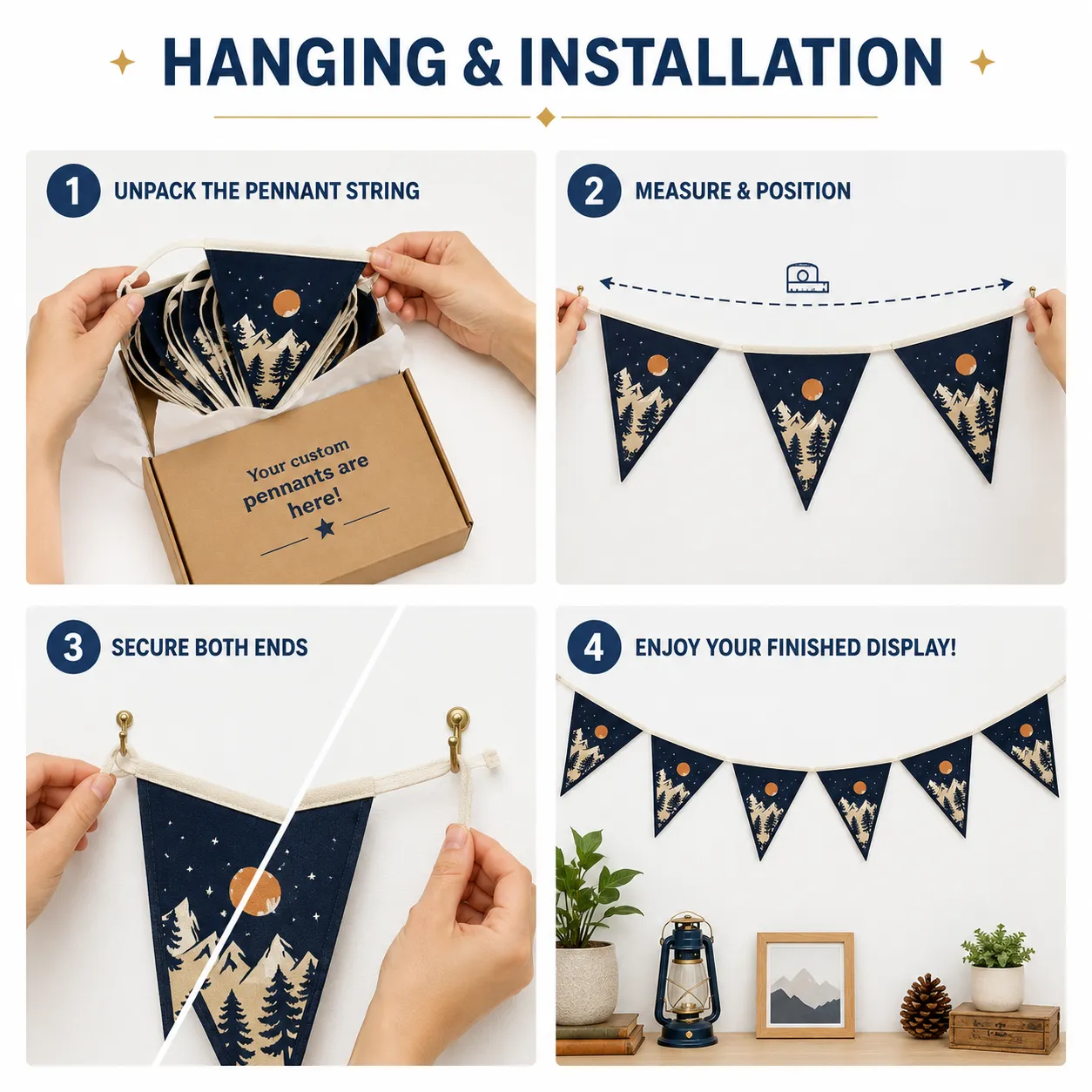 Custom Pennant String Flags - thumbnail 4