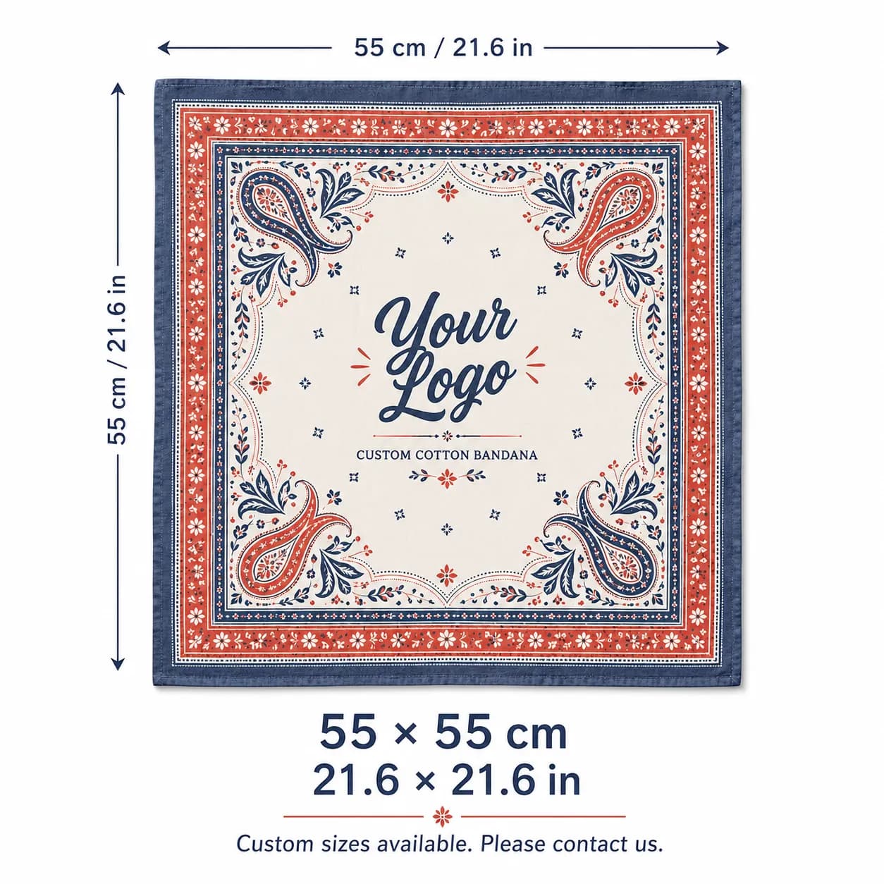Custom Cotton Bandanas - thumbnail 3