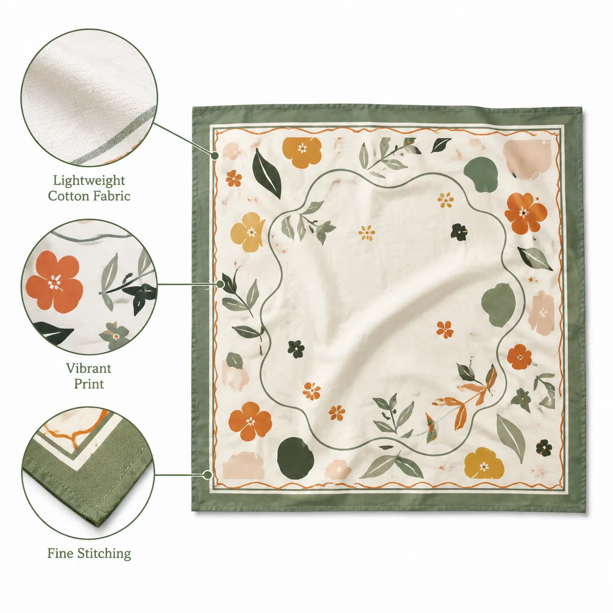 Custom Cotton Bandanas - thumbnail 4