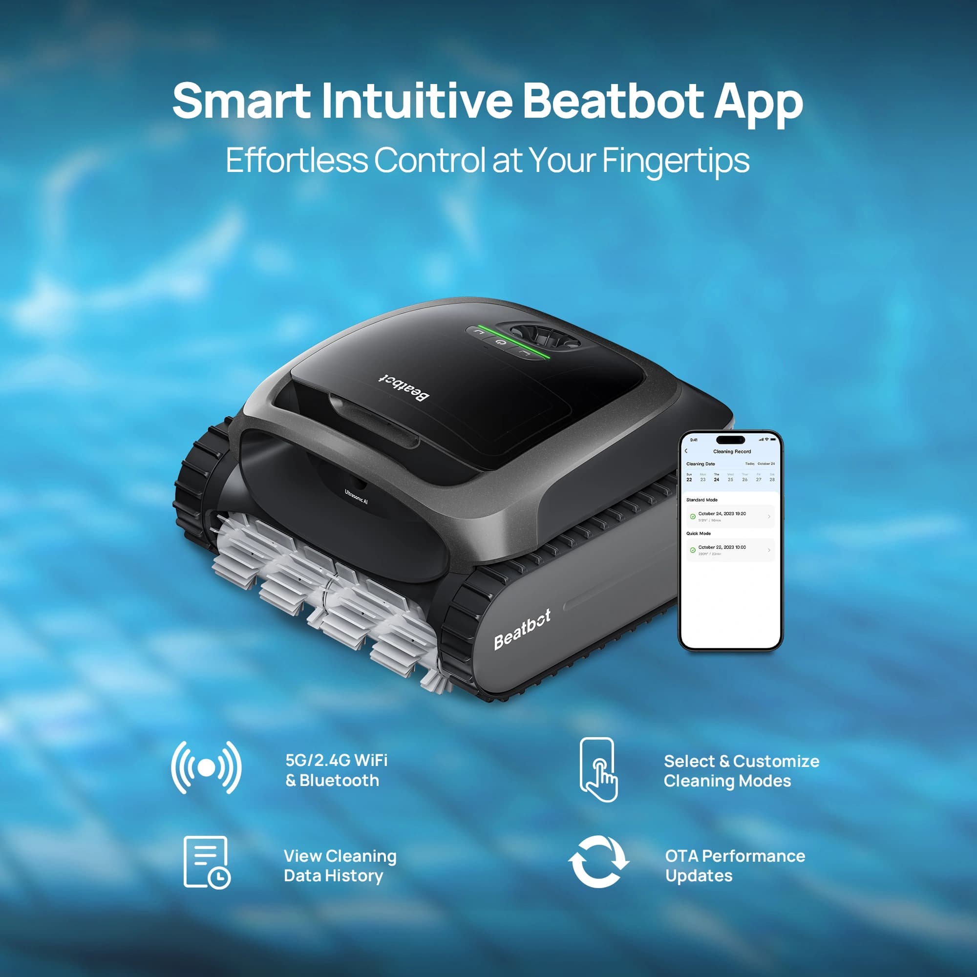 BeatBot A100 – Cordless Robotic Pool Cleaner - thumbnail 3