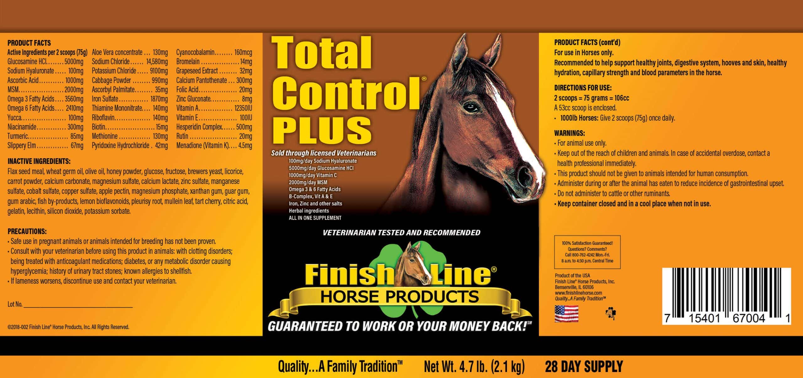 BloodHorse Total Control Plus Sample Offer - thumbnail 2